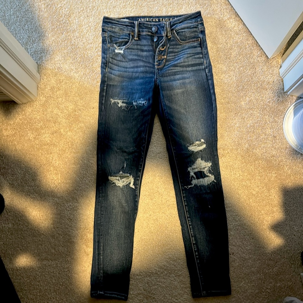 Size 4 short American eagle jeans next level stretch